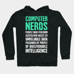 Computer Nerd Dictionary Definition Hoodie